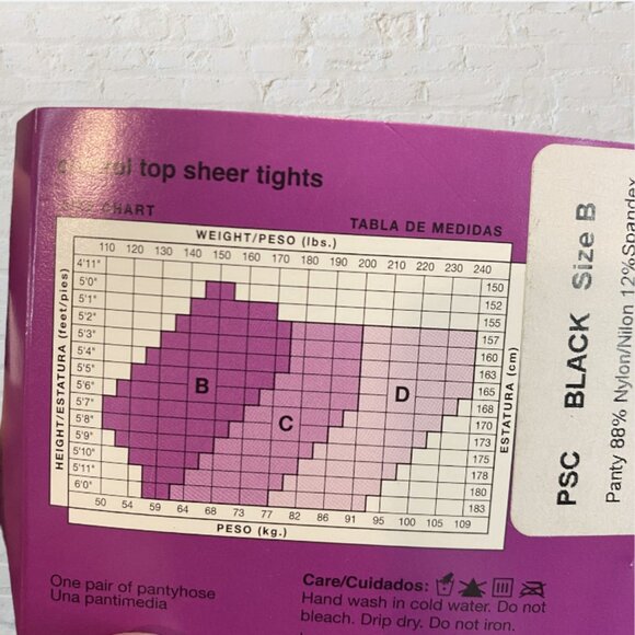 HOSIERY BUNDLE -- 2 Pair, West Loop (1), No Nonsense (1), Tulle, Fishnet - Picture 6 of 7
